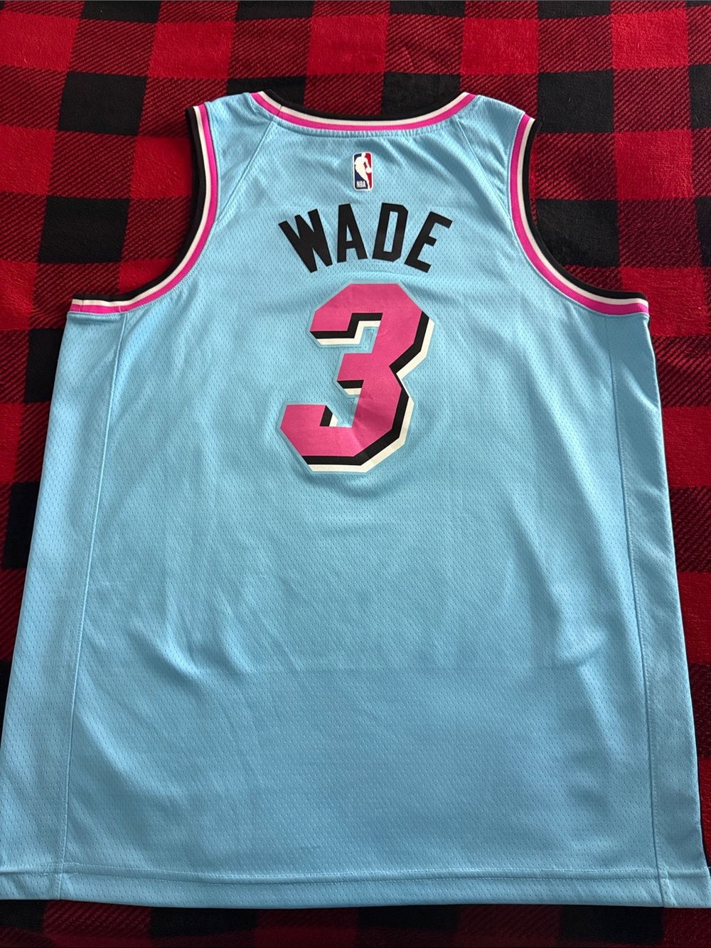 Miami Heat #3 Dwayne Wade NBA Vice City Edition Nike Swingman Jersey
